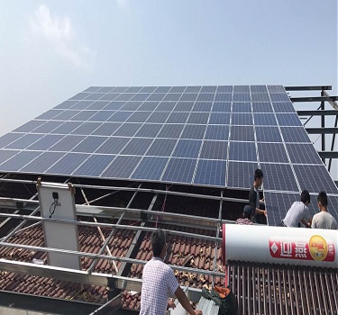  Цзянсу Сукіанські 50 кВт фотоелектрична електростанція на даху