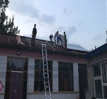  Шаньдун Вейфан 5 кВт фотоелектрична електростанція на даху