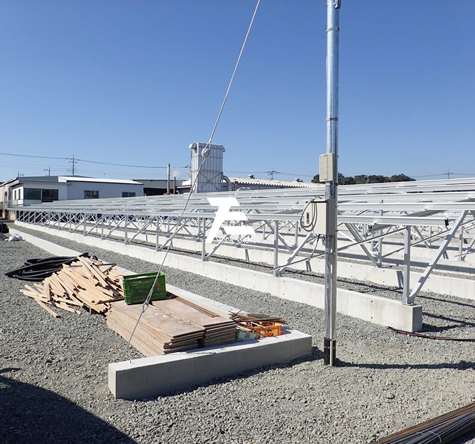  30 МВт проект наземної сонячної системи монтажу у Фукуї Японія